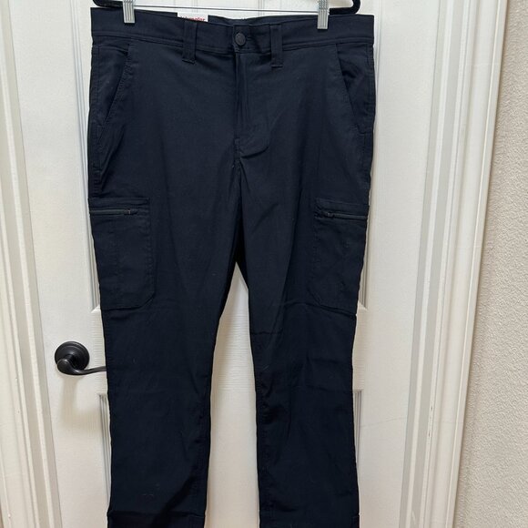 Wrangler Men's Tech Pant Size 36X29 Black Regular Fit Water Repellant Upf 50+ - Picture 10 of 16